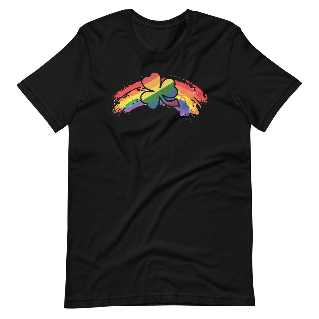 Four Leaf Clover Colorful Rainbow St Patricks Day Unisex product image 2