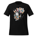 Happy Easter Day Bunny Egg Astronaut Space Unisex T-Shirt product image 1