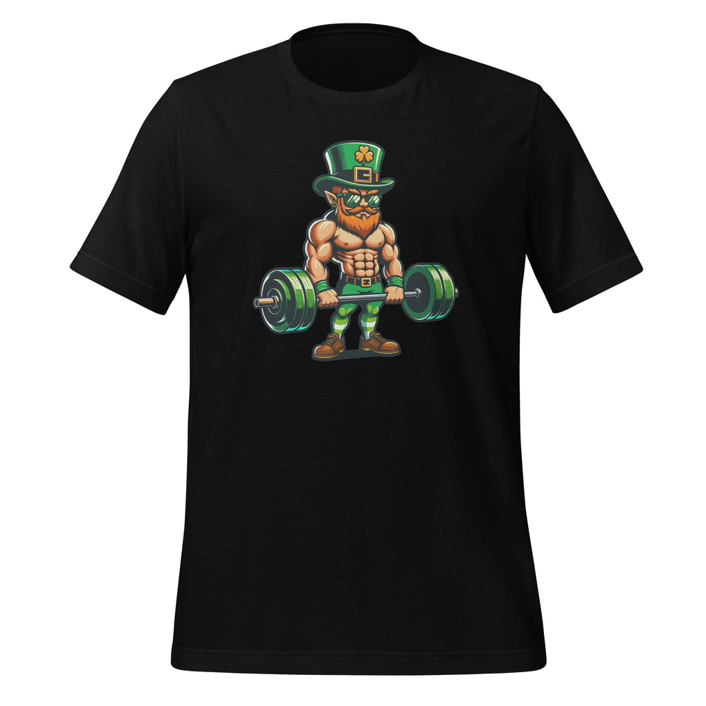 Leprechaun St Patricks Day Weightlifting Deadlift Unisex product image 1