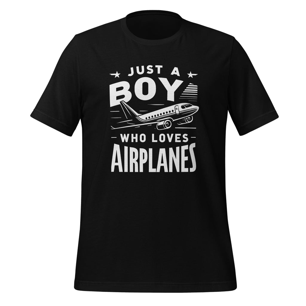 Just A Boy Who Loves Airplanes Airplane Pilot Lovers Unisex product image 1
