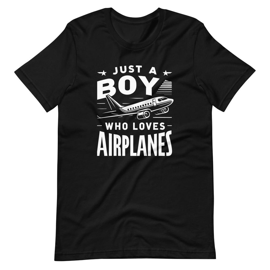 Just A Boy Who Loves Airplanes Airplane Pilot Lovers Unisex product image 2