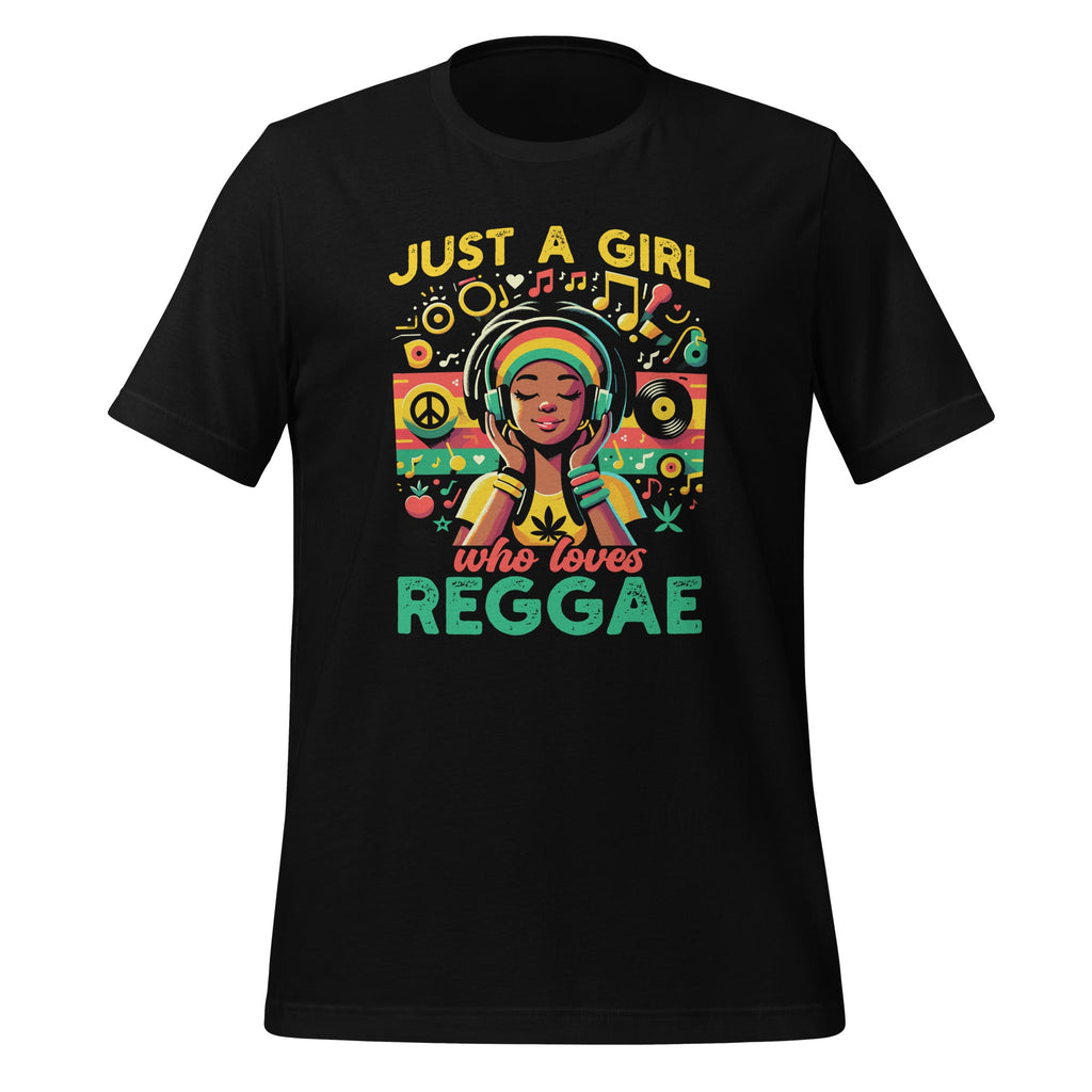 Just A Girl Who Loves Reggae Jamaican Music Funny Rasta product image 1