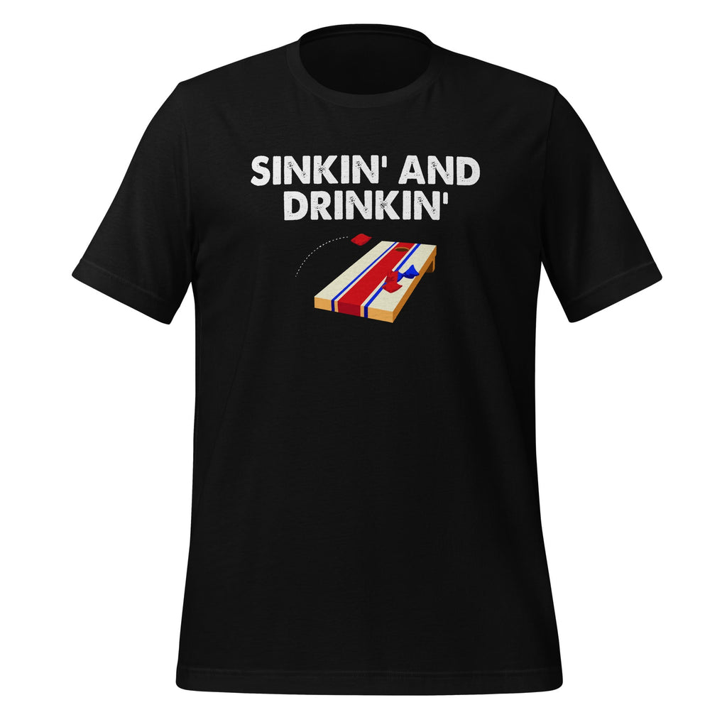 Sinkin' and Drinkin' - Cornhole Playing Drinking Funny product image 1