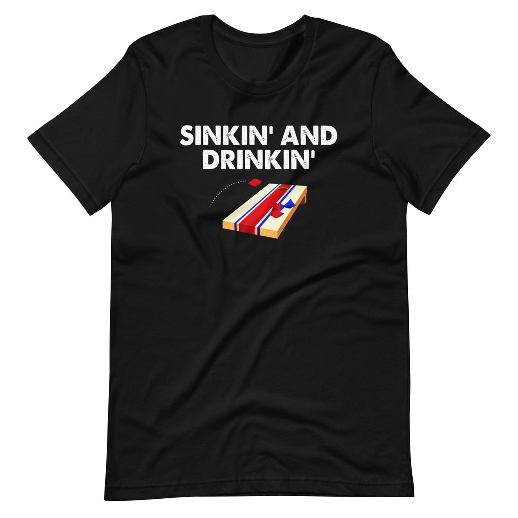 Sinkin' and Drinkin' - Cornhole Playing Drinking Funny product image 2