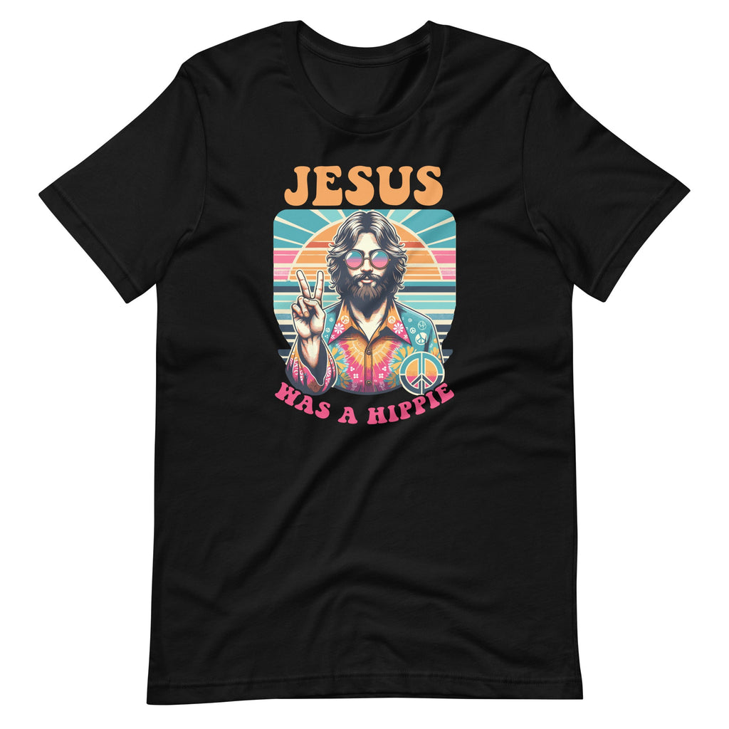 Jesus Was A Hippie Funny Groovy Christian Religious Unisex product image 2