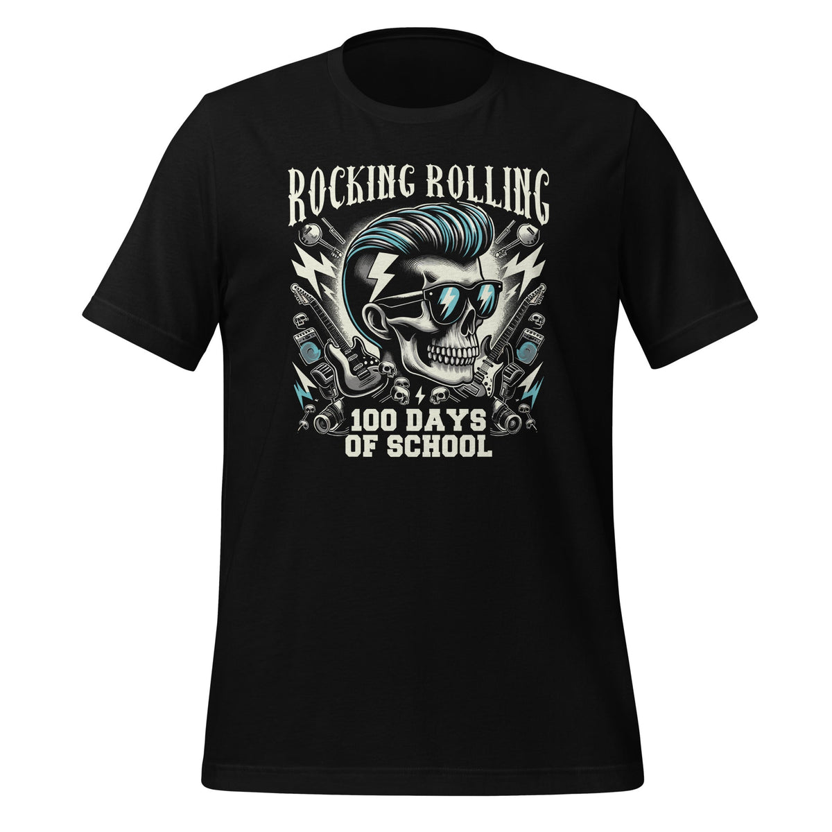 Rocking N Rolling 100 Days Of School Teacher Student Music product image 1