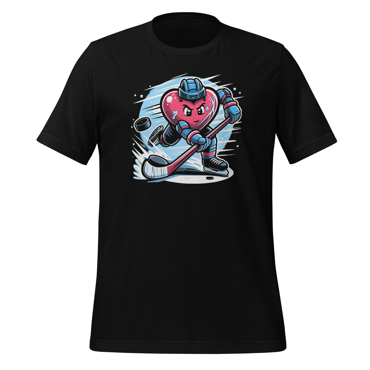 Heart Showing Ice Hockey Skills Valentines Day Sports product image 1