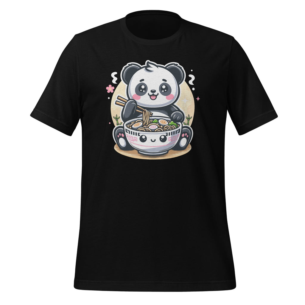 Cute Panda Ramen Anime Kawaii Eating Noodle Bowl Japanese product image 1