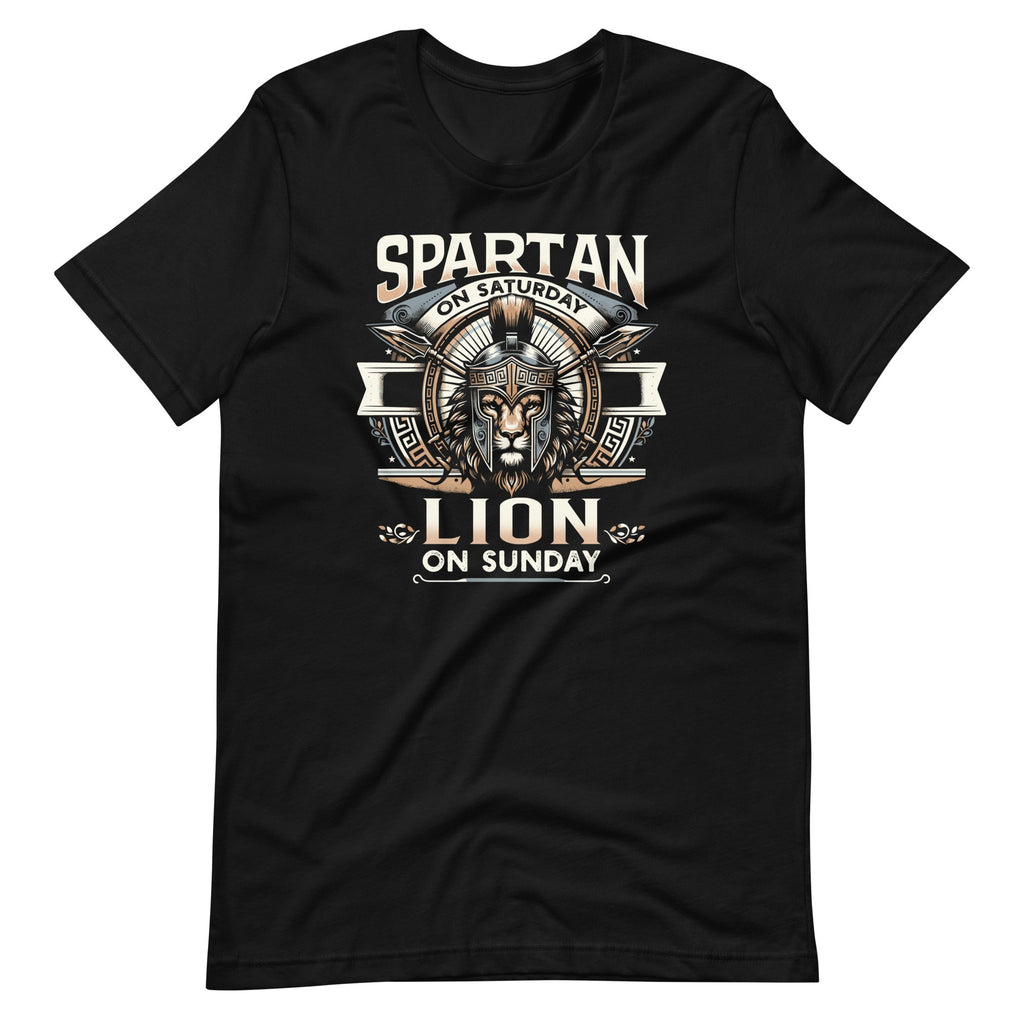 Spartan on Saturday Lion on Sunday Funny Vintage Unisex product image 2