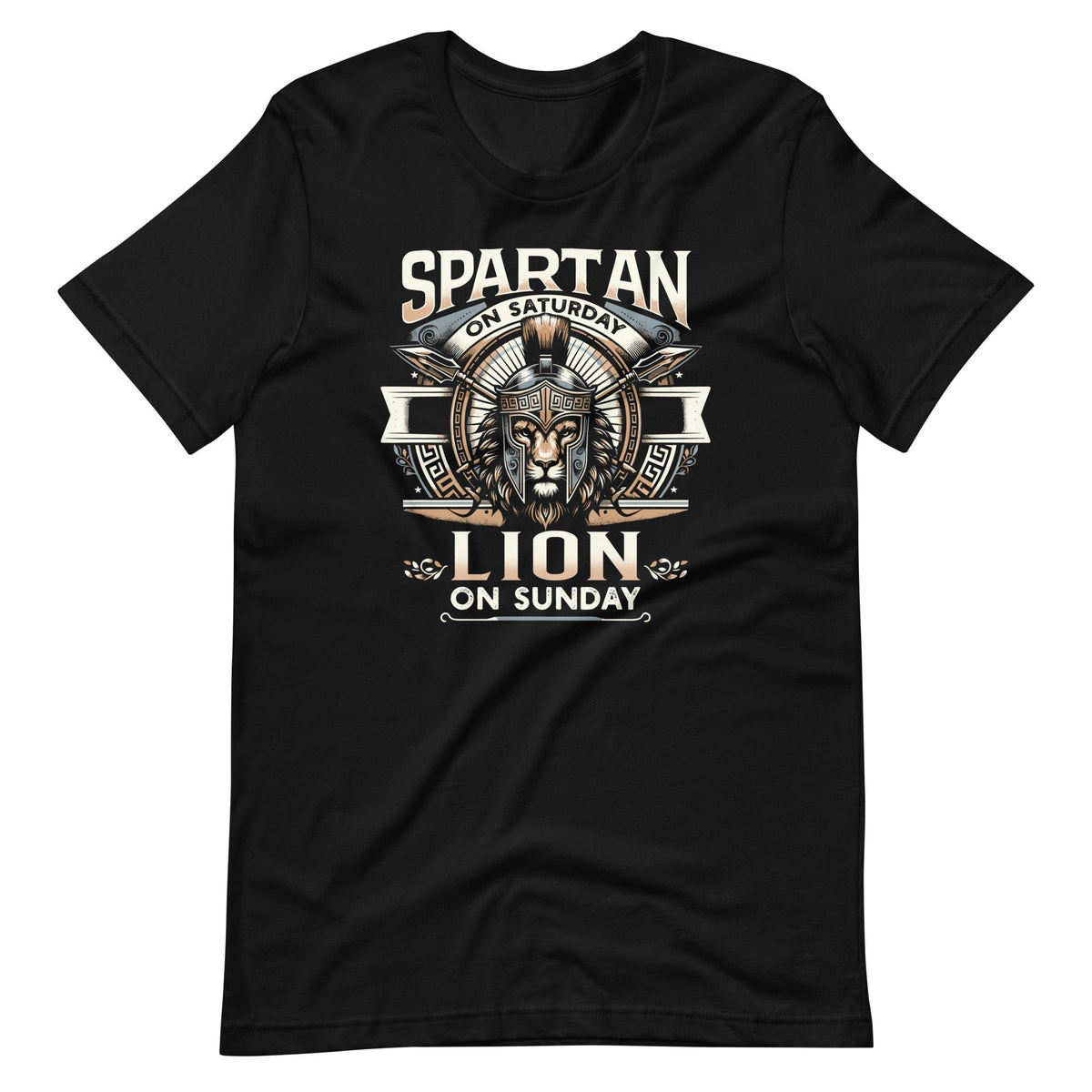 Spartan on Saturday Lion on Sunday Funny Vintage Unisex product image 2