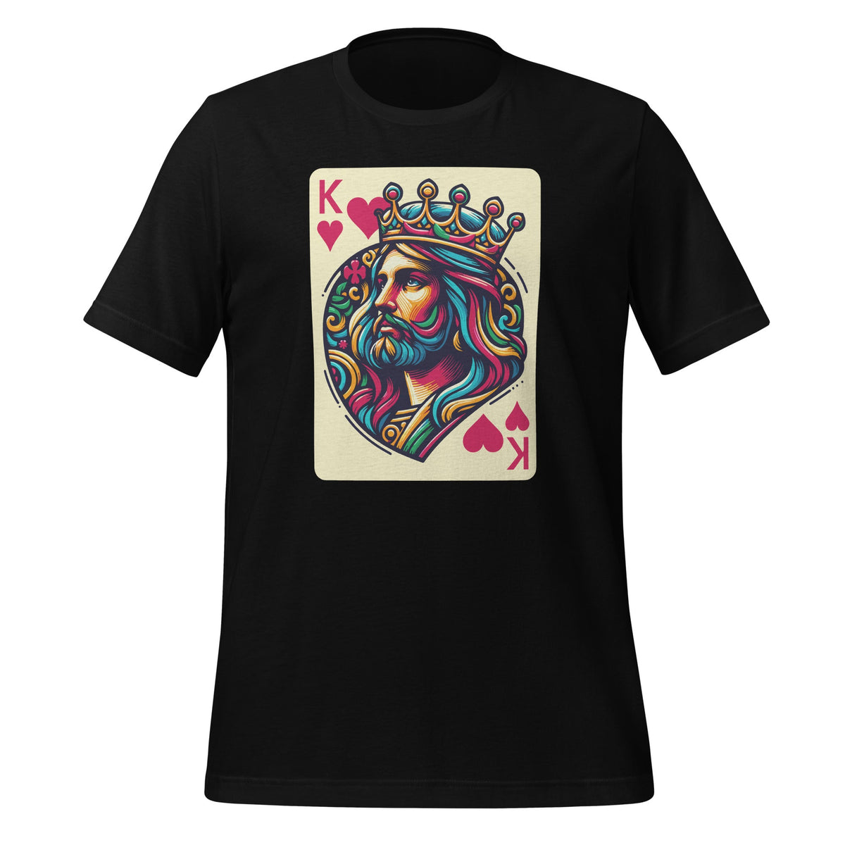 Jesus King Hearts Card Christian Religious Easter Day product image 1