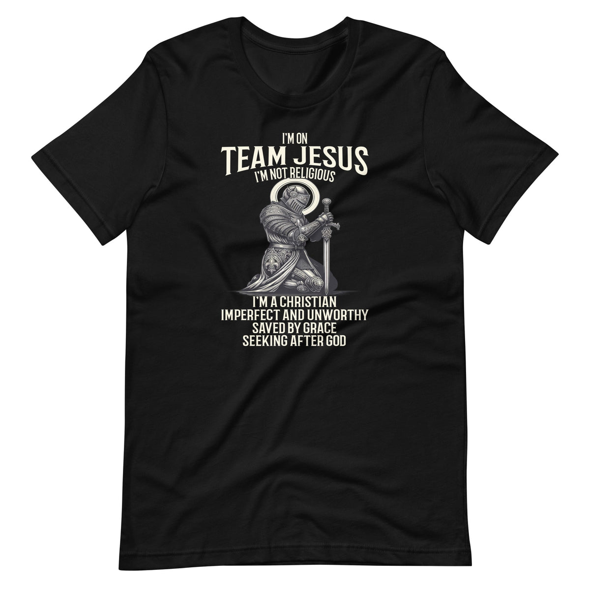 I'm on Team Jesus I'm Not Religious Knights Warrior Easter product image 2