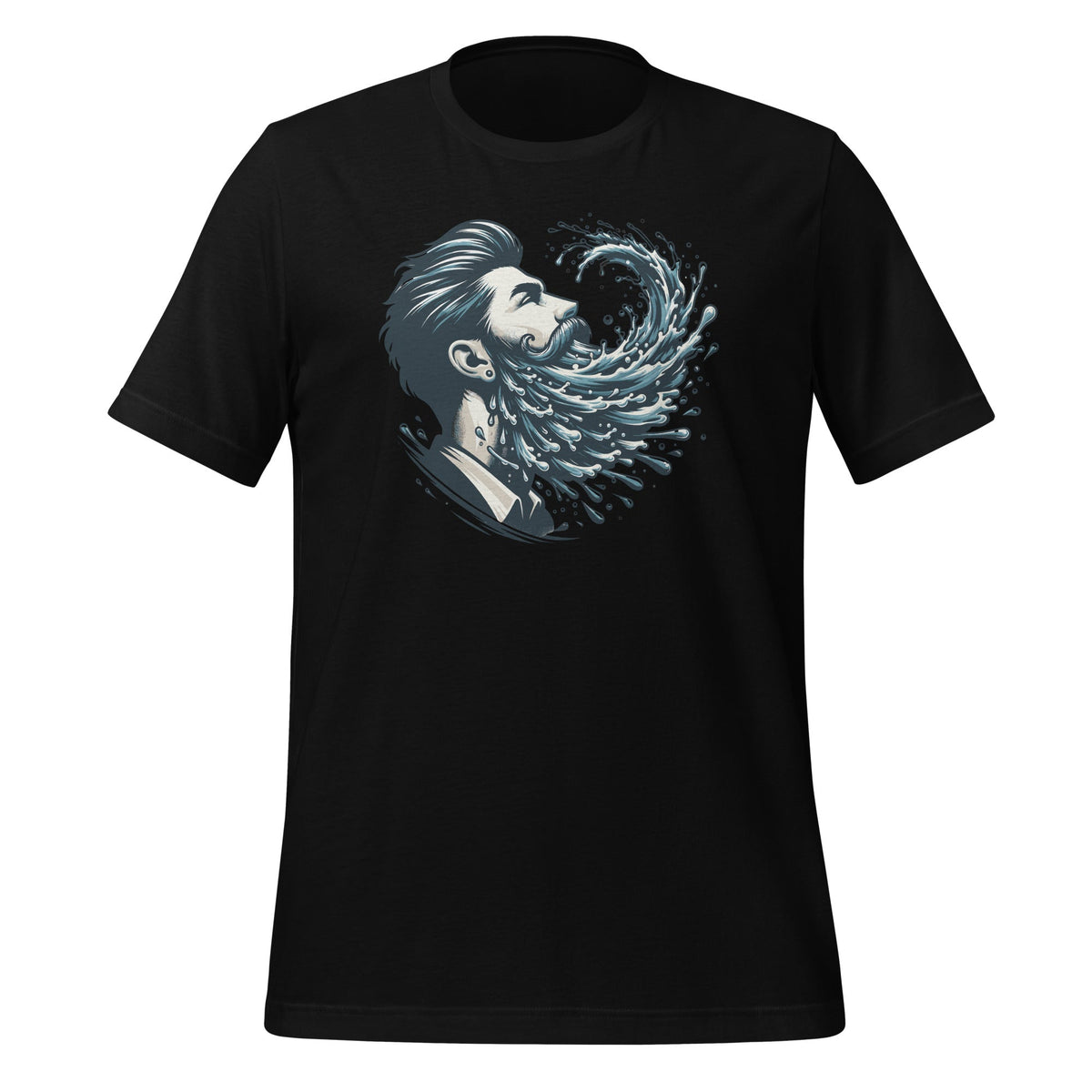 I Grow A Beard And I Know Things Funny Flip Unisex T-Shirt product image 1
