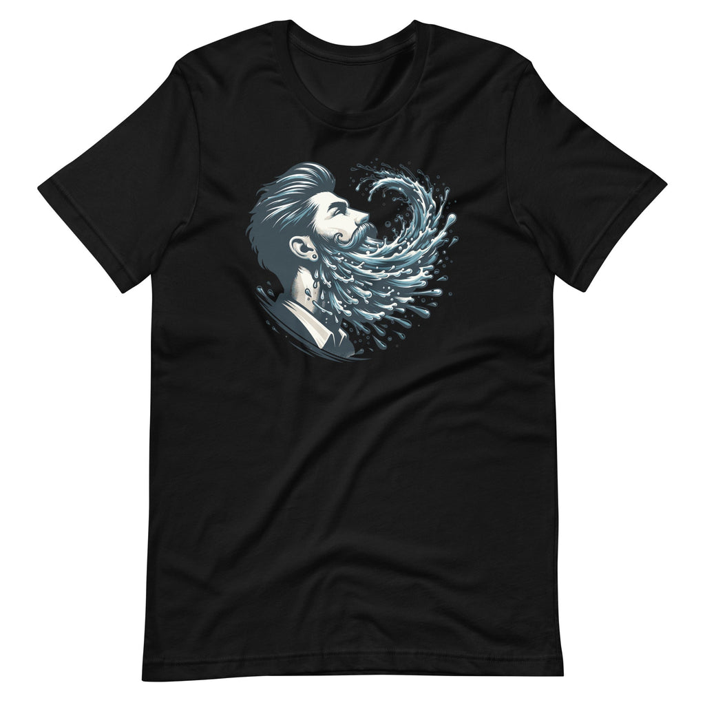 I Grow A Beard And I Know Things Funny Flip Unisex T-Shirt product image 2