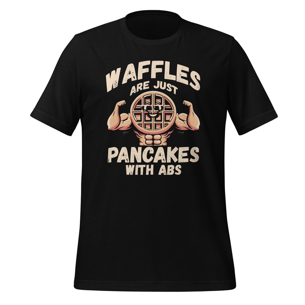 Waffles Are Just Pancakes With Abs Funny Breakfast Food product image 1