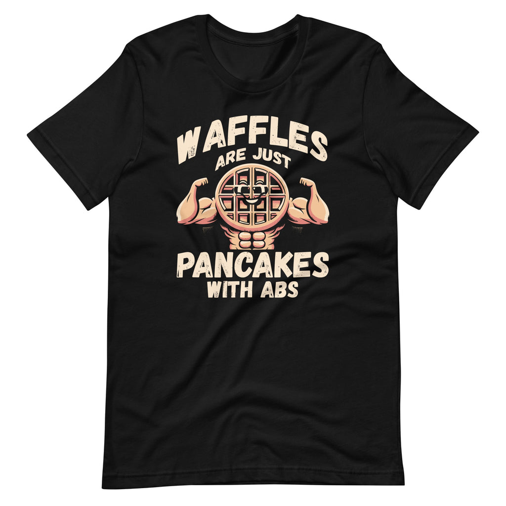 Waffles Are Just Pancakes With Abs Funny Breakfast Food product image 2