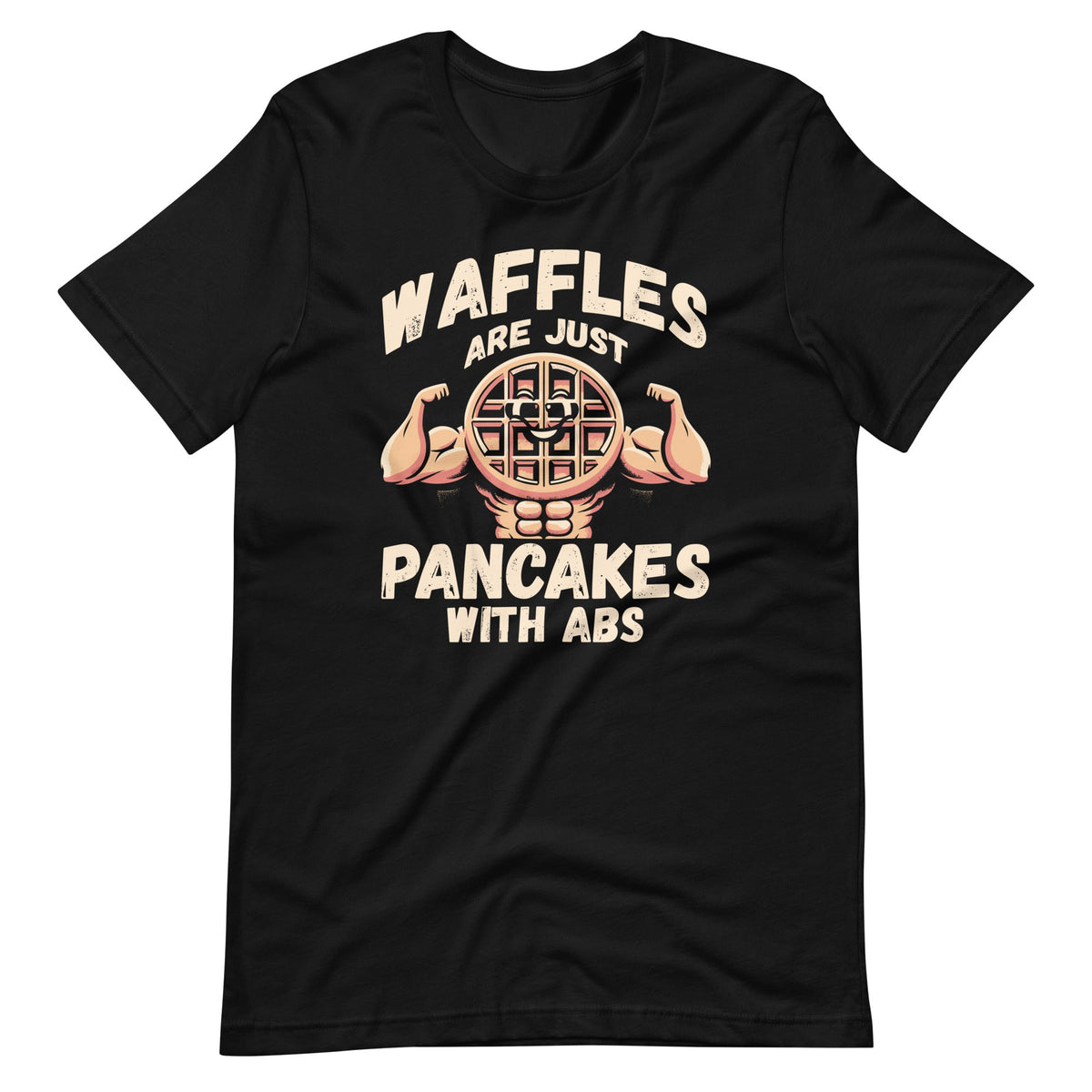 Waffles Are Just Pancakes With Abs Funny Breakfast Food product image 2