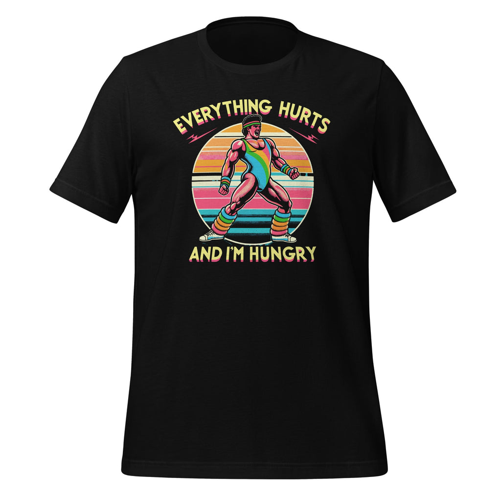 Everything Hurts And I'm Hungry Gym Workout Funny Unisex product image 1