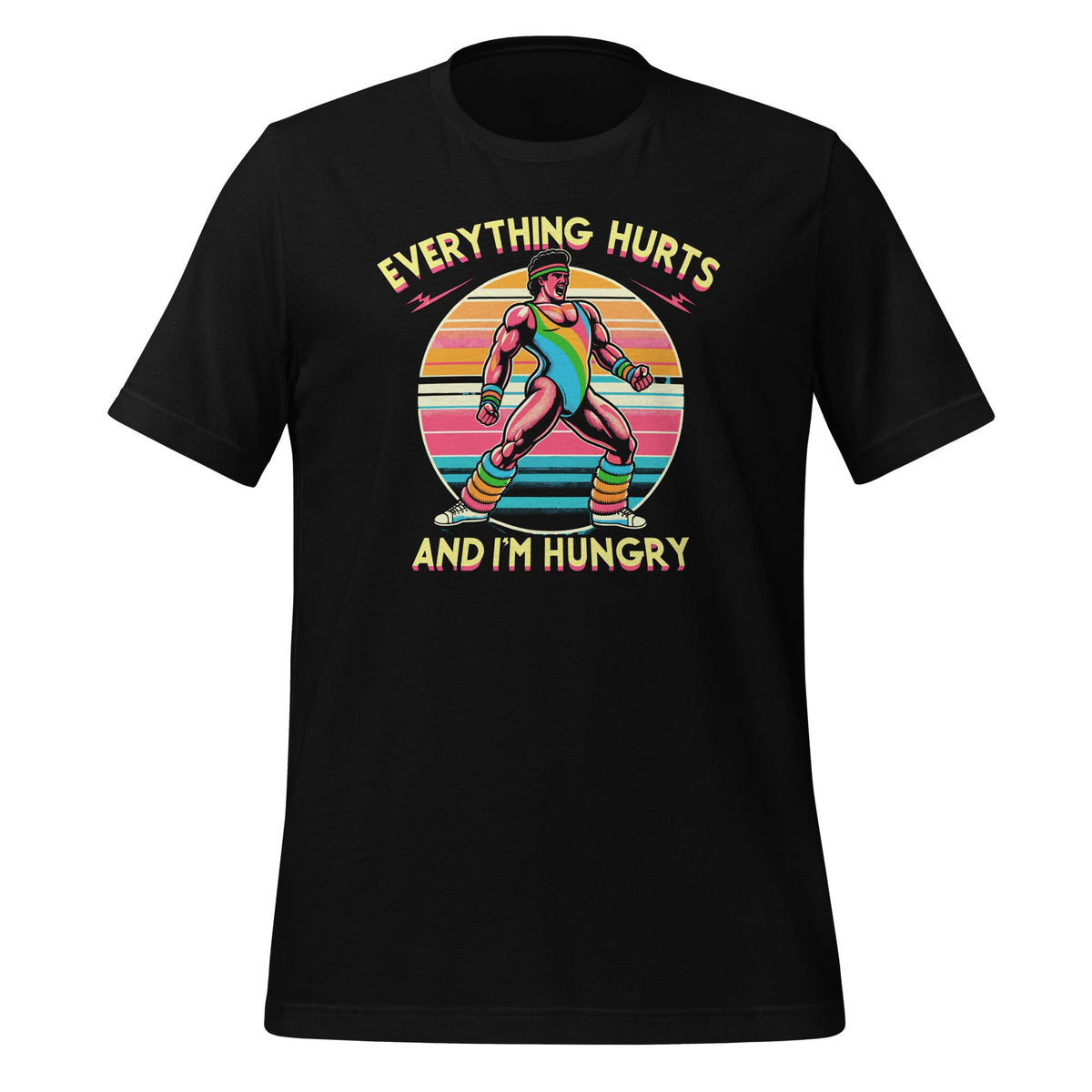 Everything Hurts And I'm Hungry Gym Workout Funny Unisex product image 1