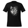Floral Wolf Vintage Flowers Face For Wolves Lover Unisex product image 1