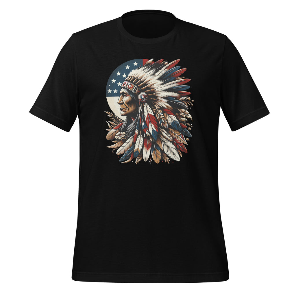 Native American Indian Chief USA Flag Indigenous Unisex product image 1