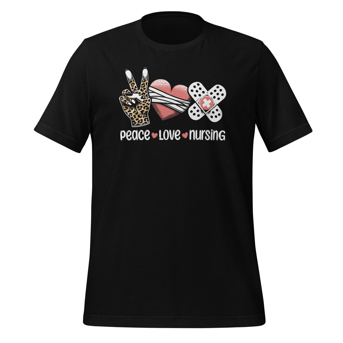 Peace Love Nursing Leopard Cute Nurse CNA Life Unisex product image 1