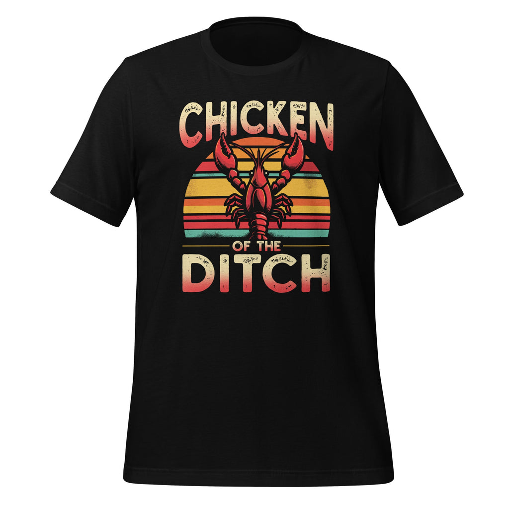 Crawfish Chicken Ditch Retro Cajun Funny Mardi Gras Day product image 1