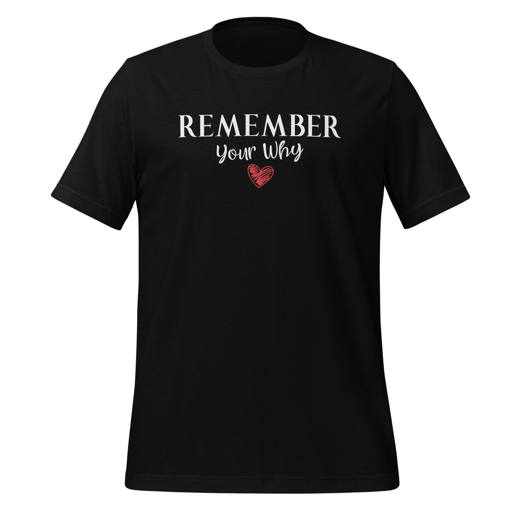 Remember Your Why Motivational Quote Funny Sarcastic Unisex product image 1