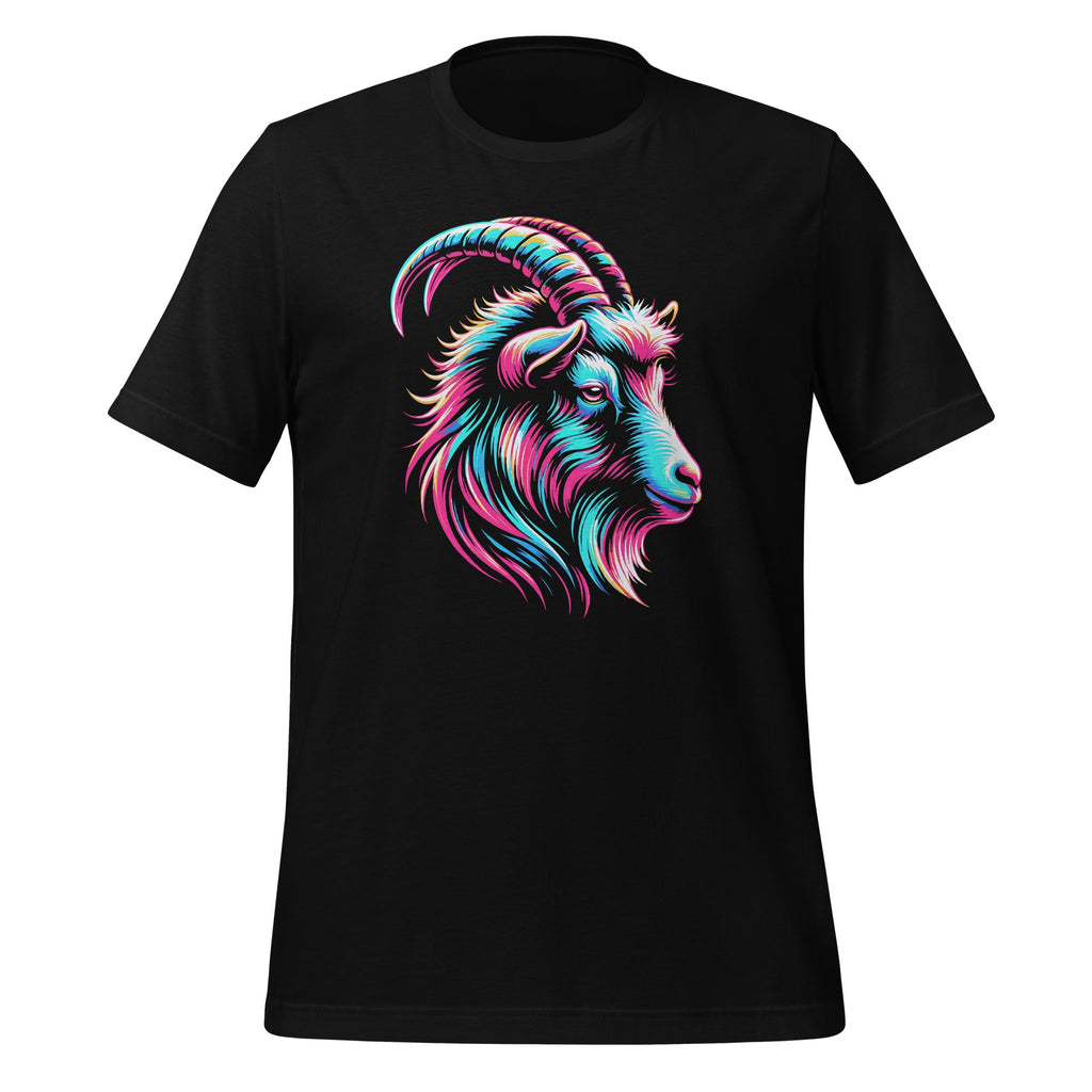 Goat Colorful Artwork Animal Motif Unisex T-Shirt product image 1