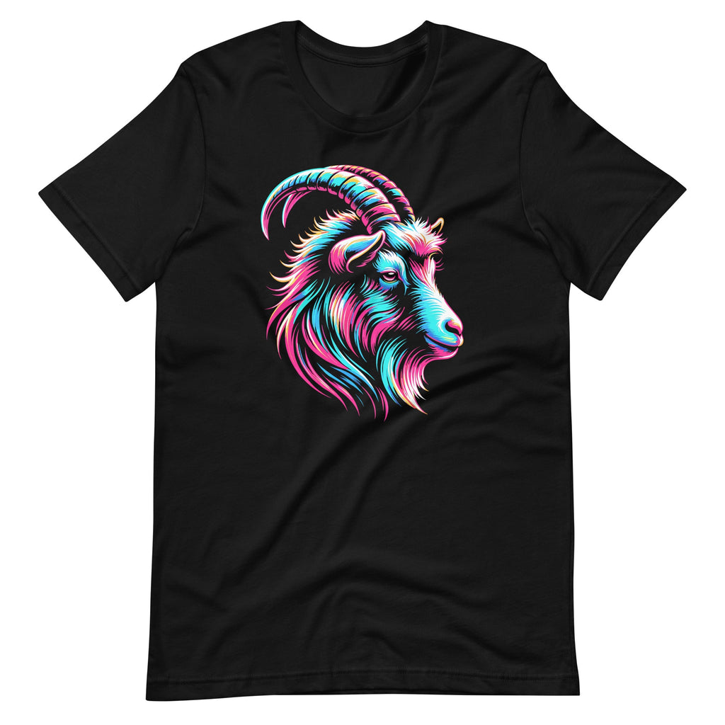 Goat Colorful Artwork Animal Motif Unisex T-Shirt product image 2