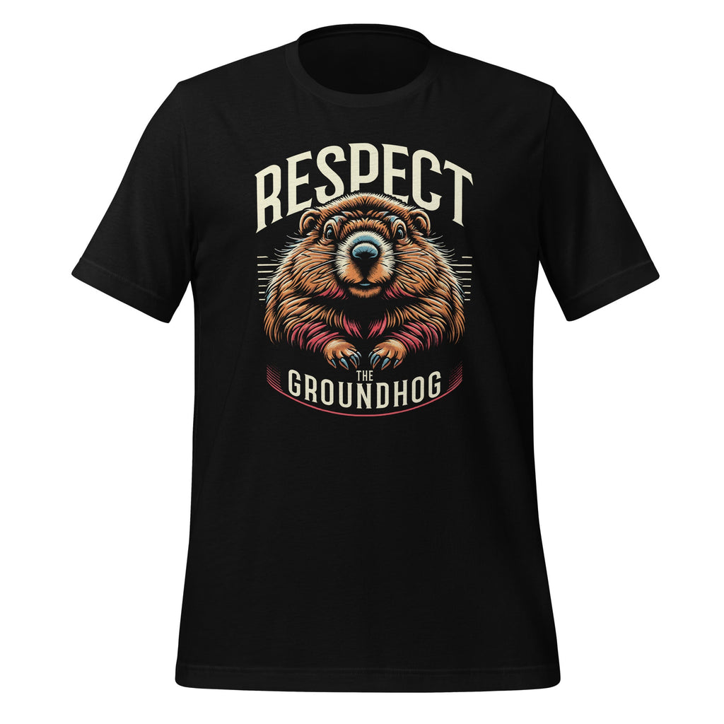 Vintage Retro Respect the Groundhog Holiday Meteorology product image 1