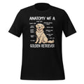 Anatomy Of A Golden Retriever Funny Dog Lover Puppy Unisex product image 1