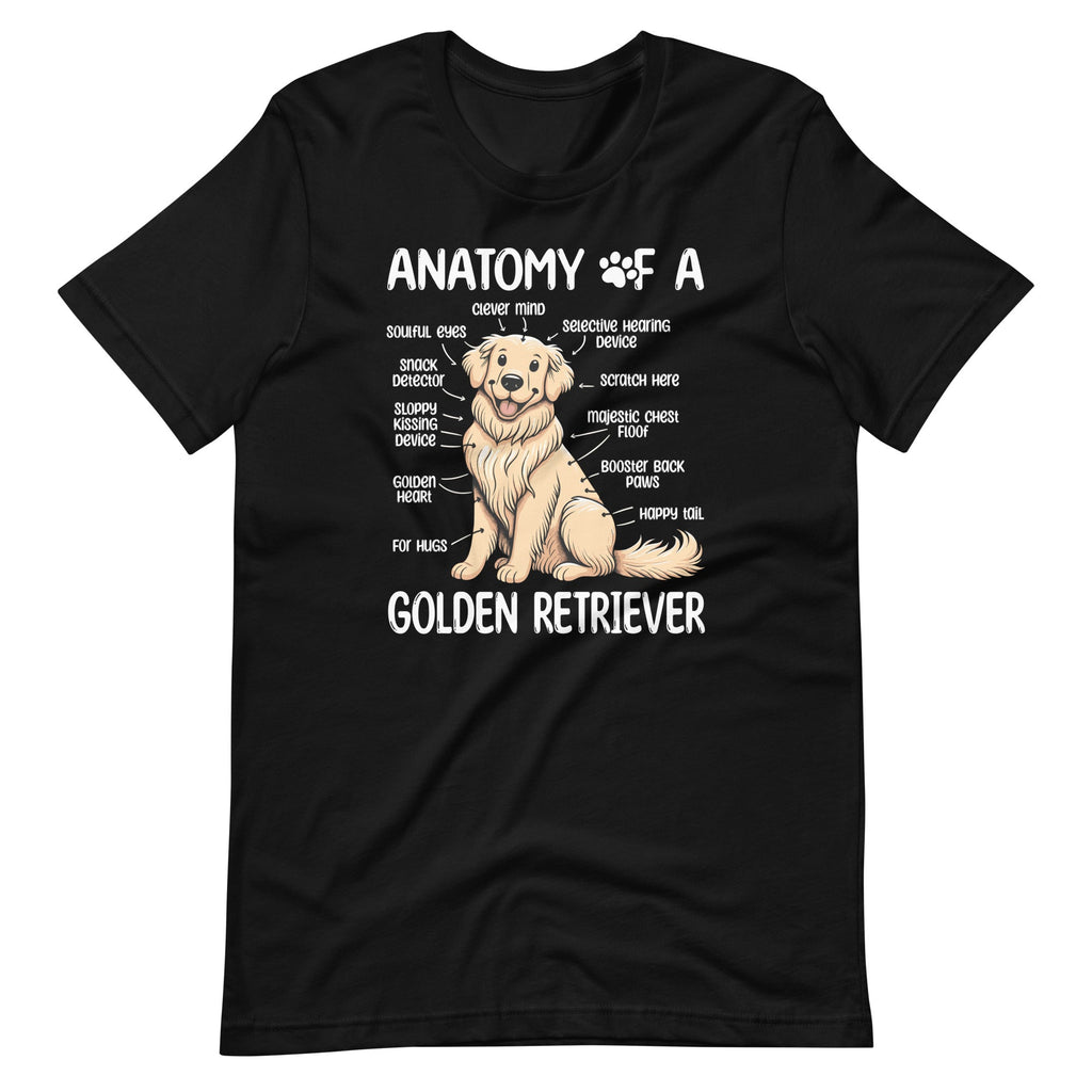 Anatomy Of A Golden Retriever Funny Dog Lover Puppy Unisex product image 2