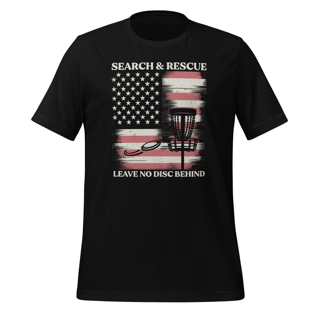 Disc Golf Search & Rescue Leave No Behind Unisex T-Shirt product image 1