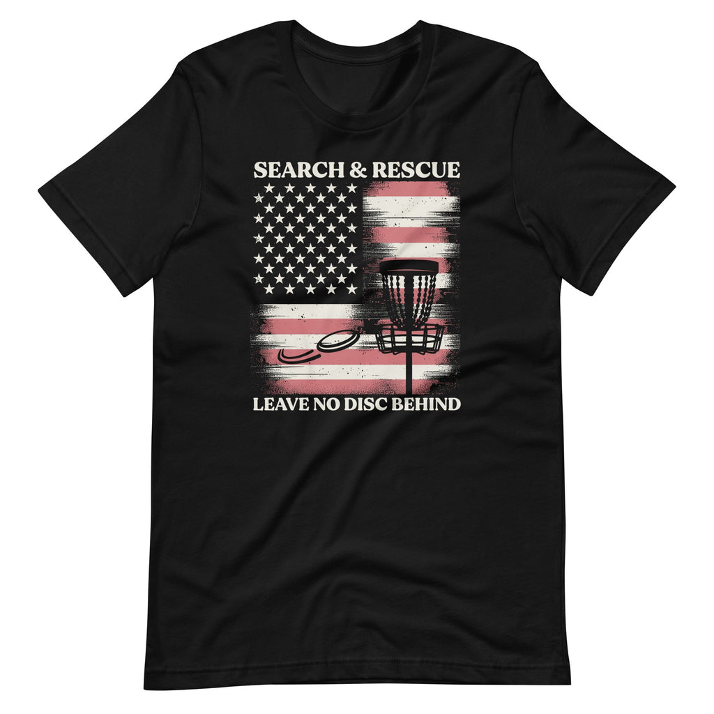 Disc Golf Search & Rescue Leave No Behind Unisex T-Shirt product image 2