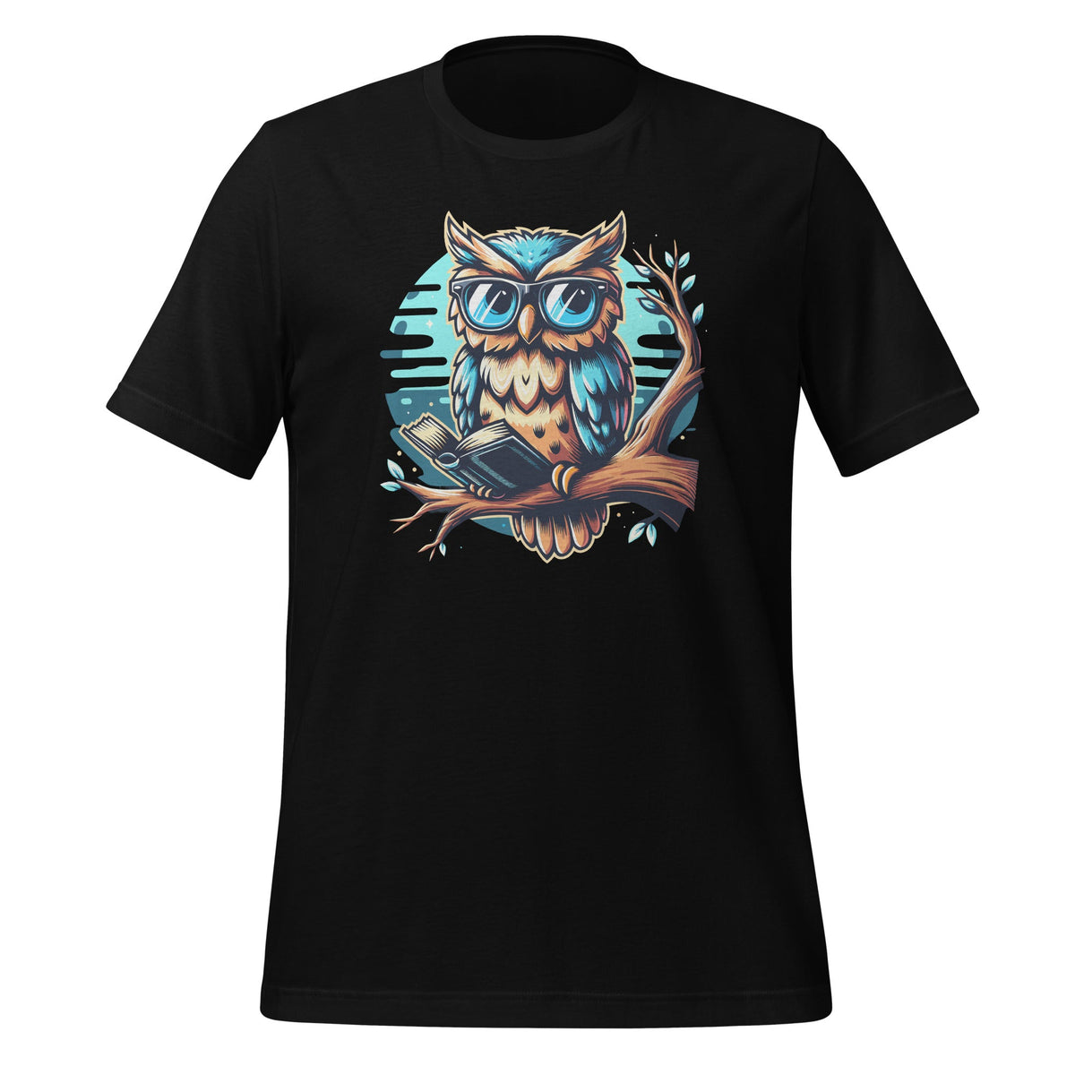 Kawaii Owl Reads Book Reading Bookworm Library Unisex product image 1