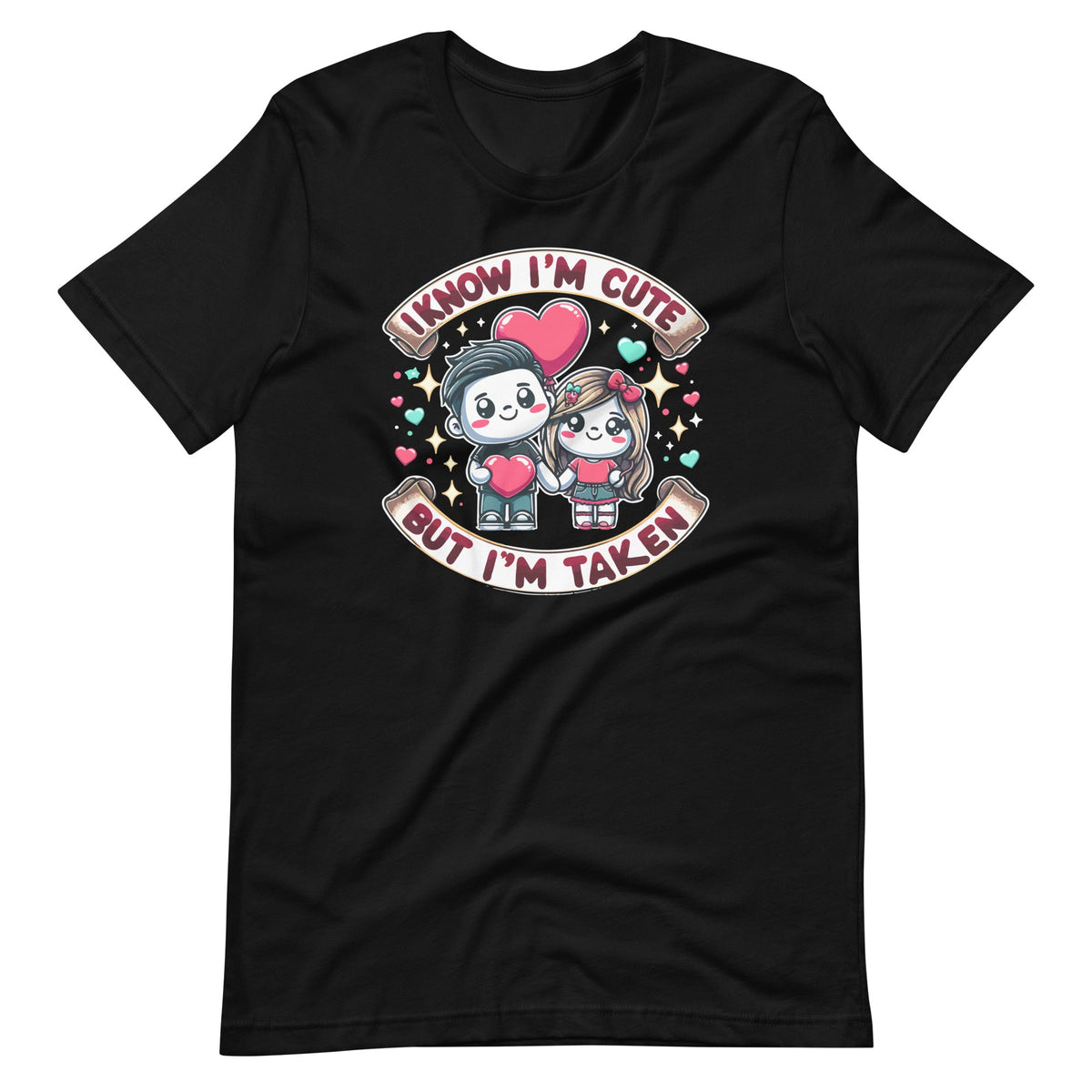 I Know I'm Cute But I'm Taken Boyfriend Girlfriend Couples product image 2