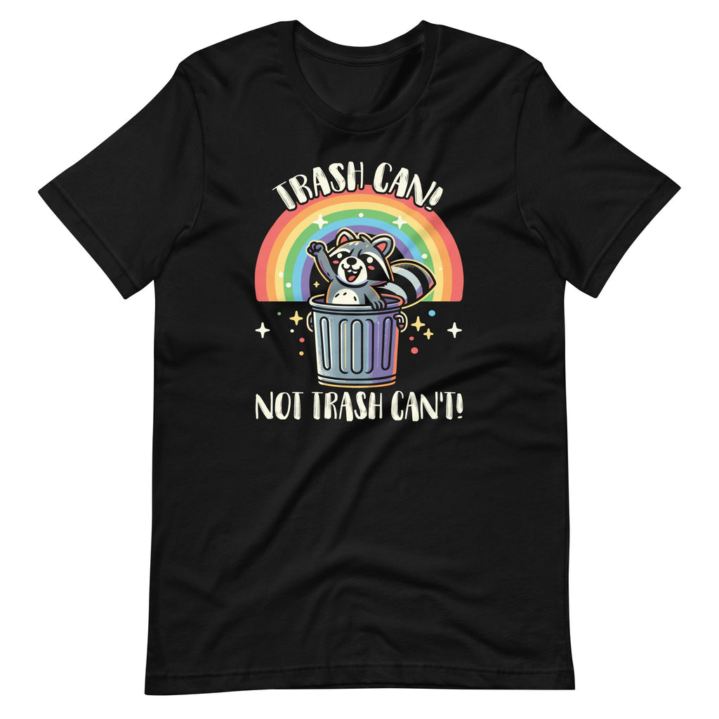 Trash Can Not Can't Funny Raccoon Vintage Unisex T-Shirt product image 2