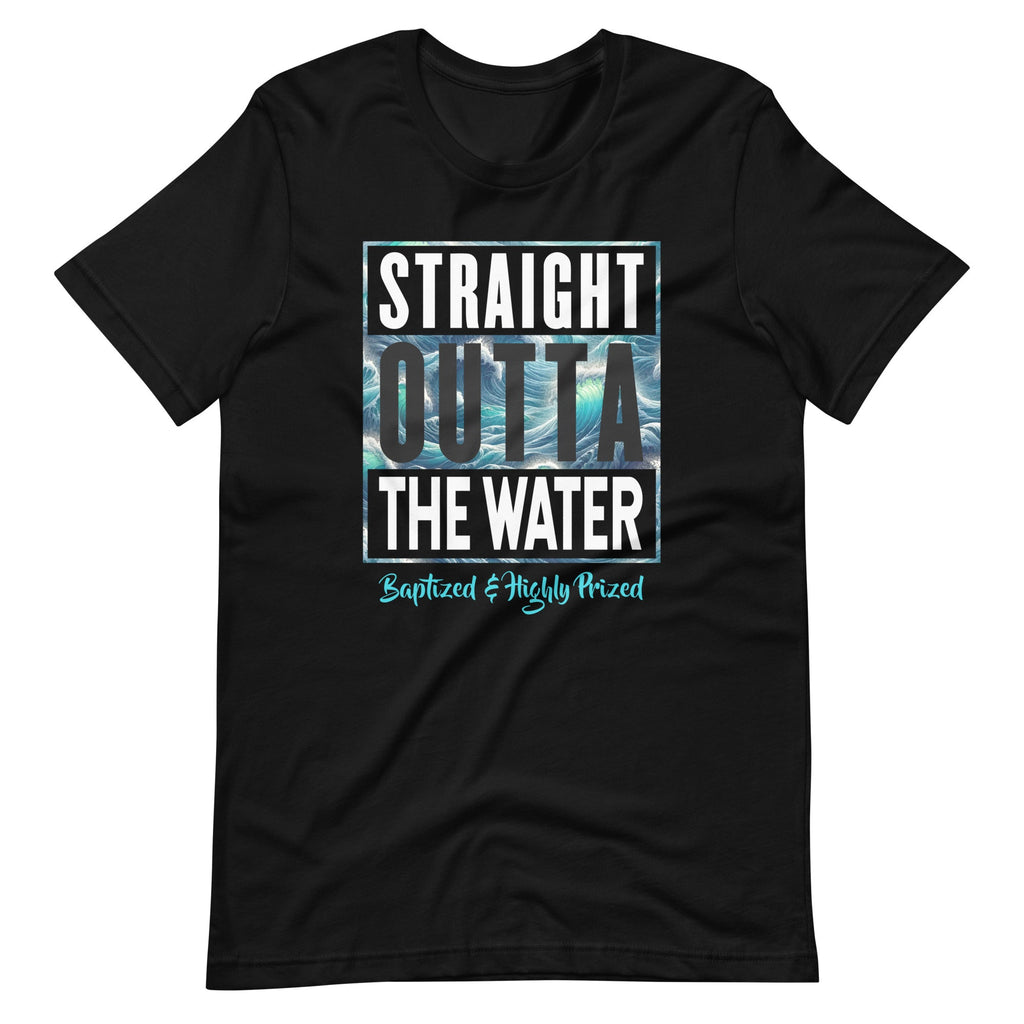 Straight Outta Water Funny Baptism Christians Baptized product image 2