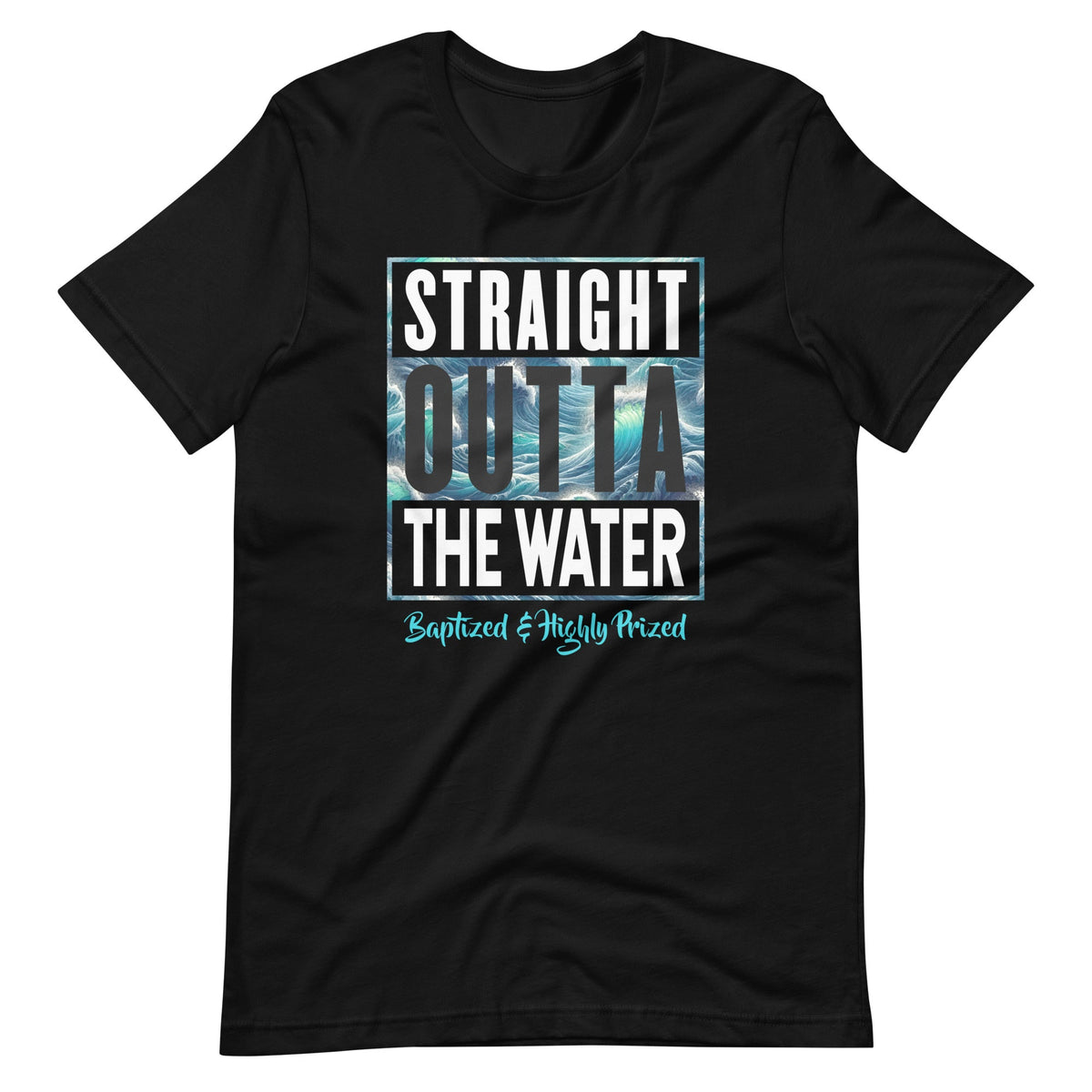 Straight Outta Water Funny Baptism Christians Baptized product image 2