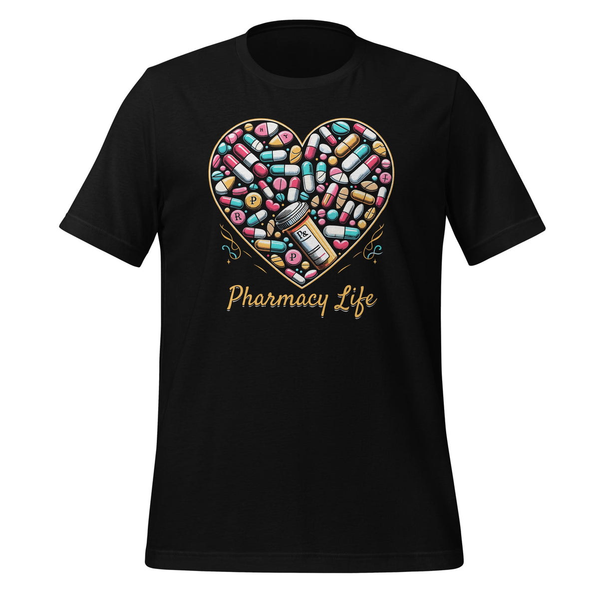 Pharmacy Life Pill Pharmacist Heart Valentines Day Unisex product image 1
