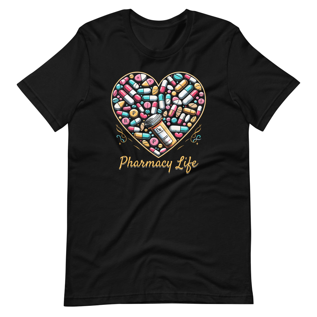 Pharmacy Life Pill Pharmacist Heart Valentines Day Unisex product image 2