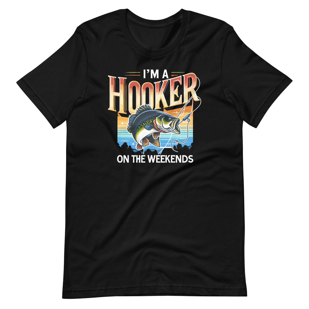 I'm A Hooker On Weekends Funny Bass Fishing Fish Unisex product image 6