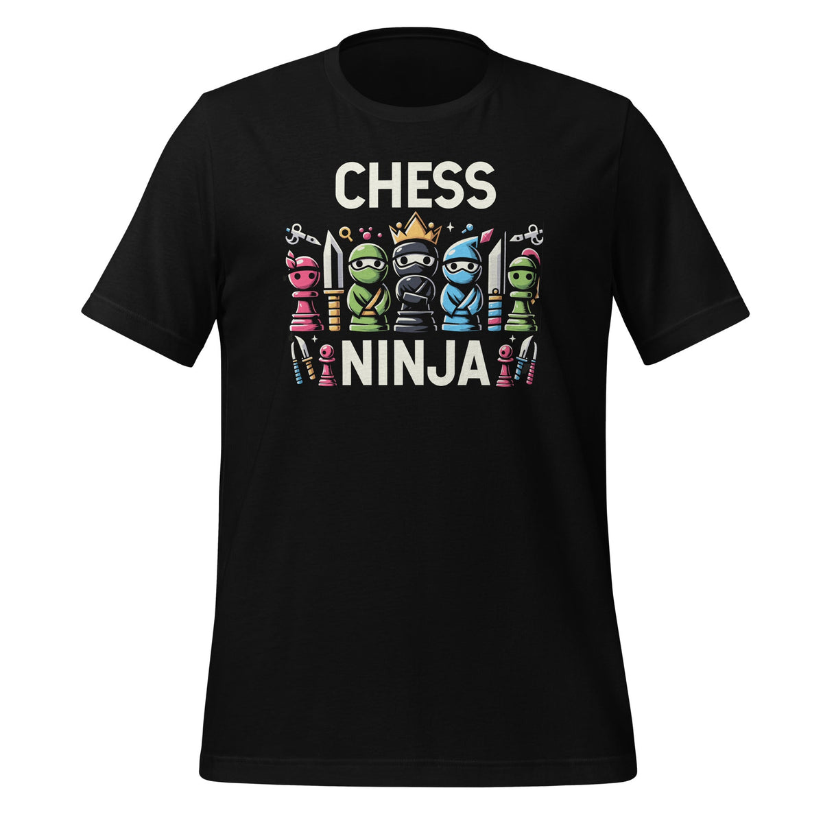 Funny Cute Chess Player Ninja Board Game Lovers Boys Girls product image 1