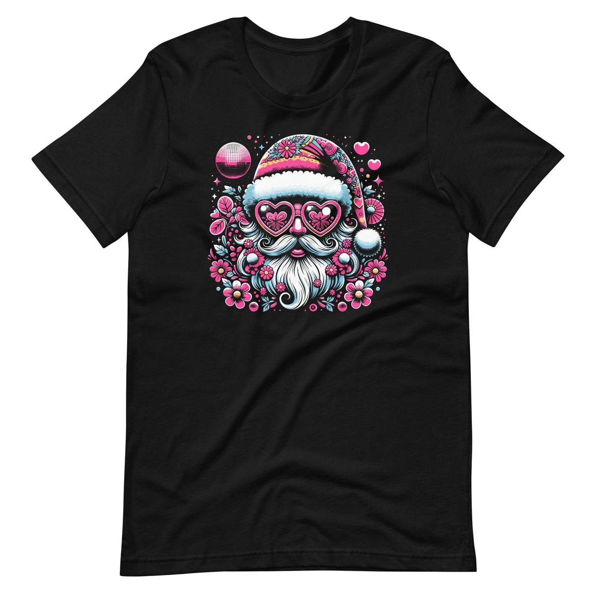 Funny Pink Santa Retro Groovy Funky Disco Christmas Floral product image 6