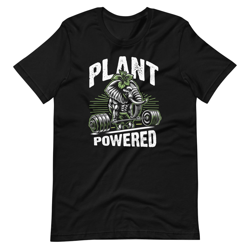 Plant Powered Vegan Elephant Funny Veganism Living Unisex product image 6