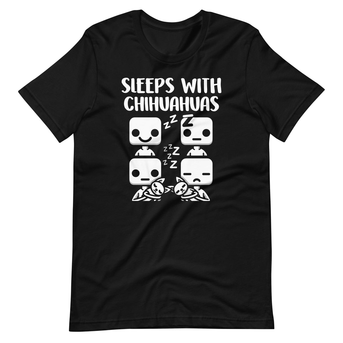 Sleeps With Chihuahuas Stick Figure Dog Lovers Unisex product image 6