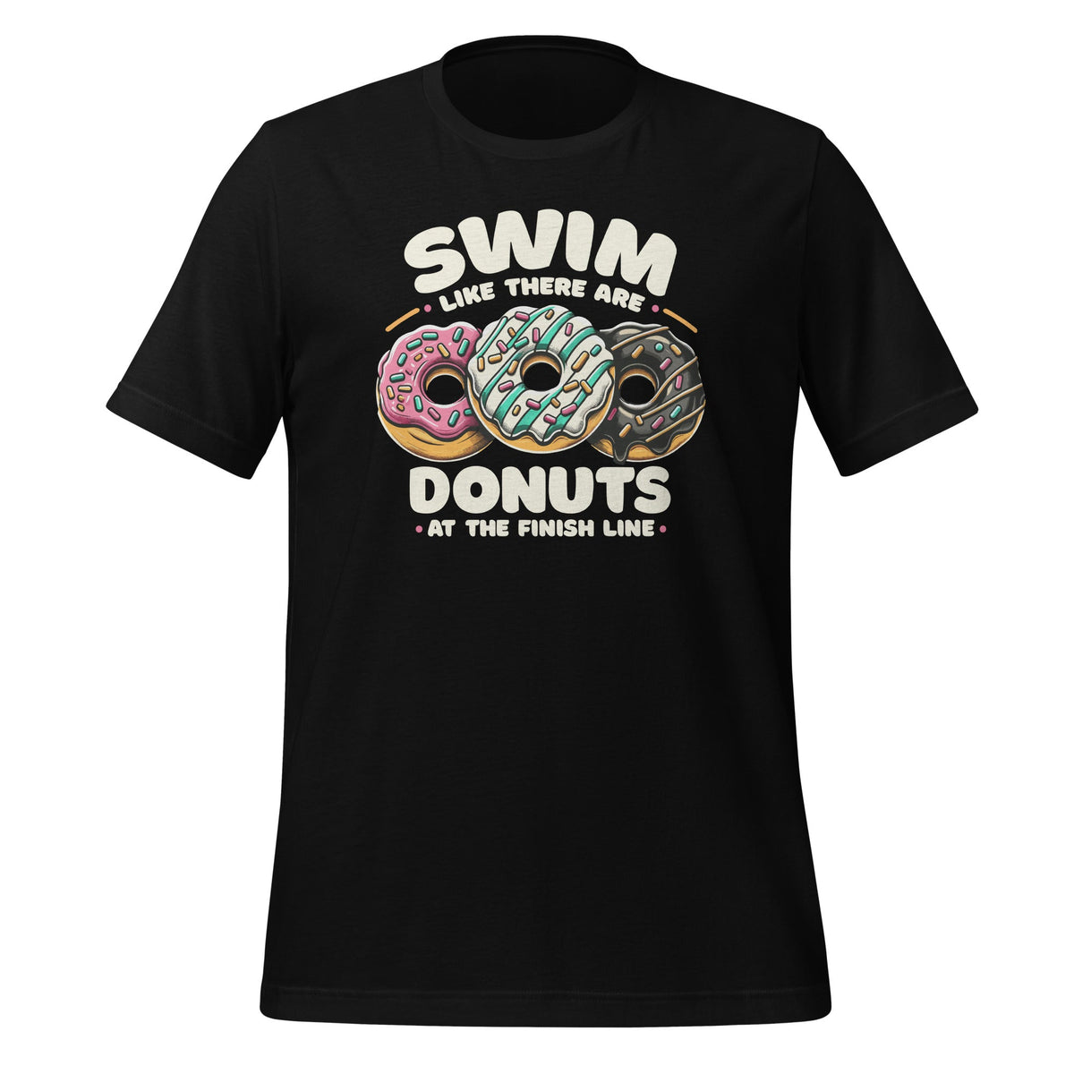 Swim Like There Donuts At Finish Line Swimming Dessert Fans product image 1
