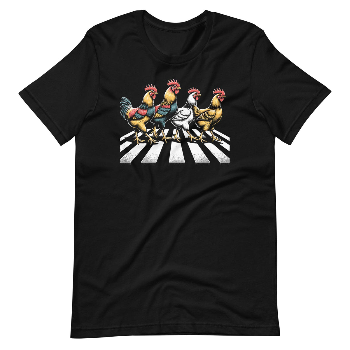 Chicken Crossing Road Crosswalk Funny Rooster Farmer Unisex product image 6