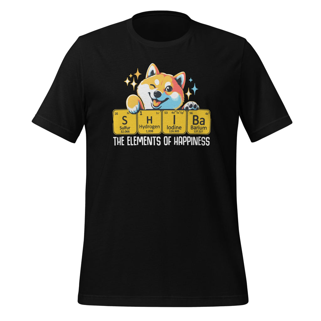 Shiba Elements of Happiness Inu Table of Unisex T-Shirt product image 1